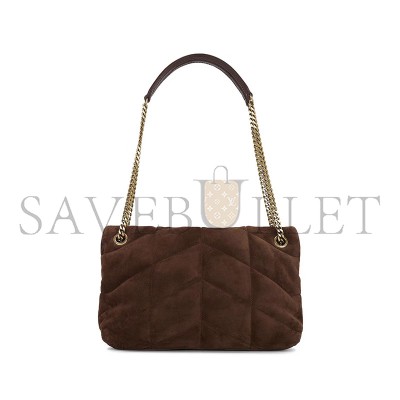 YSL PUFFER SMALL IN SUEDE 577476100245 (29*17*11cm)