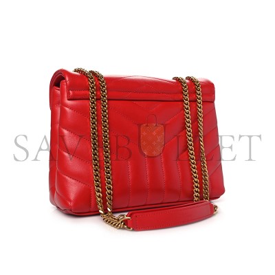 YSL LOULOU SMALL CHAIN BAG IN QUILTED LEATHER 4946991476956 (23*17*9cm)