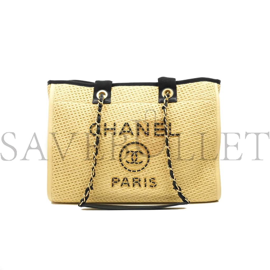  CHANEL DEAUVILLE LARGE TOTE GOLD HARDWARE A66941 (50*30*22cm)