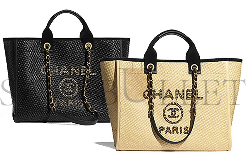  CHANEL DEAUVILLE LARGE TOTE GOLD HARDWARE A66941 (50*30*22cm)