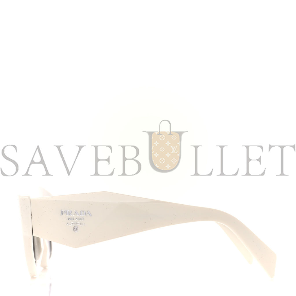 PRADA ACETATE SYMBOLE SUNGLASSES SPR 07Y WHITE 