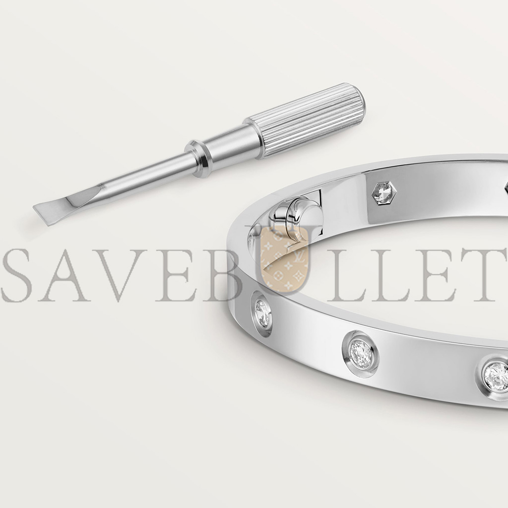 CARTIER  LOVE BRACELET, 10 DIAMONDS B6070417