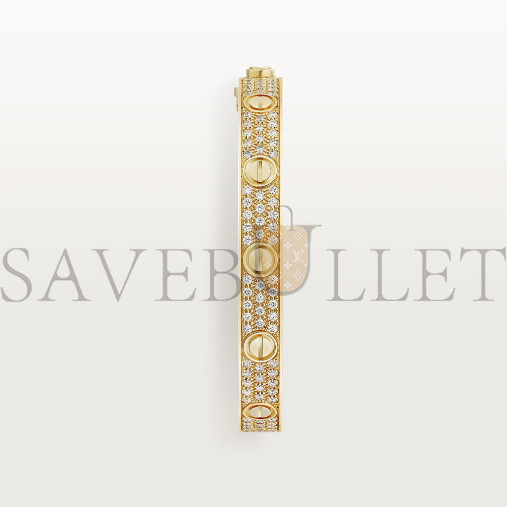 CARTIER  LOVE BRACELET, DIAMOND-PAVED N6035017