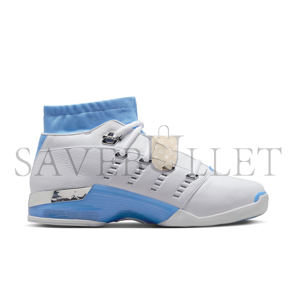 NIKE AIR JORDAN 17 OG LOW WHITE CAROLINA 303891-141