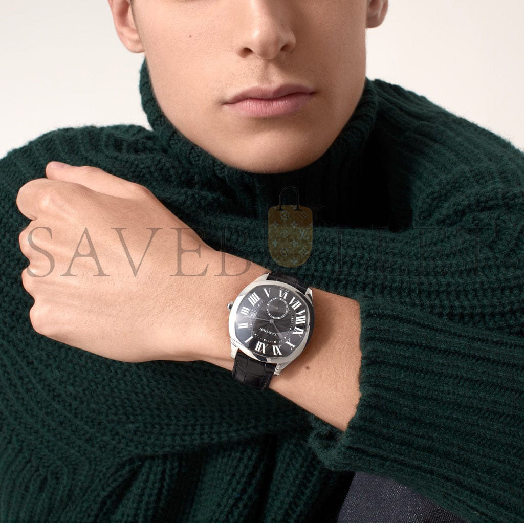 CARTIER DRIVE DE CARTIER BLACK DIAL STEEL MENS WATCH WSNM0009 CARTIER DRIVE DE CARTIER BLACK DIAL STEEL MENS WATCH WSNM0009