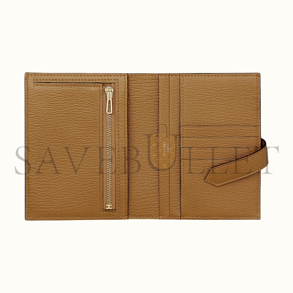 HERMES BEARN COMPACT WALLET H039789CC2H (12*9.5*0.4cm)