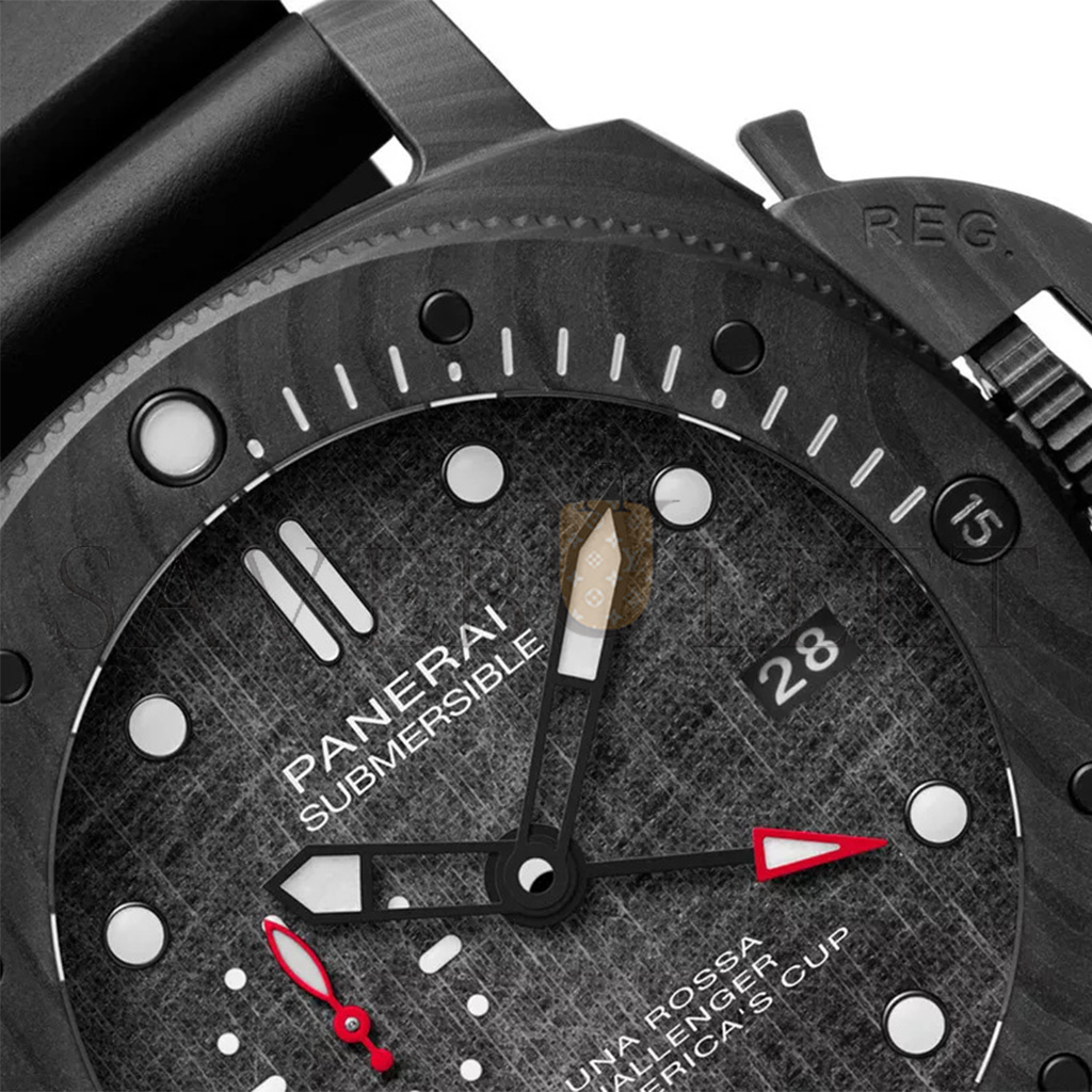 PANERAI SUBMERSIBLE LUNA ROSSA CARBOTECH GMT WATCH PAM01039