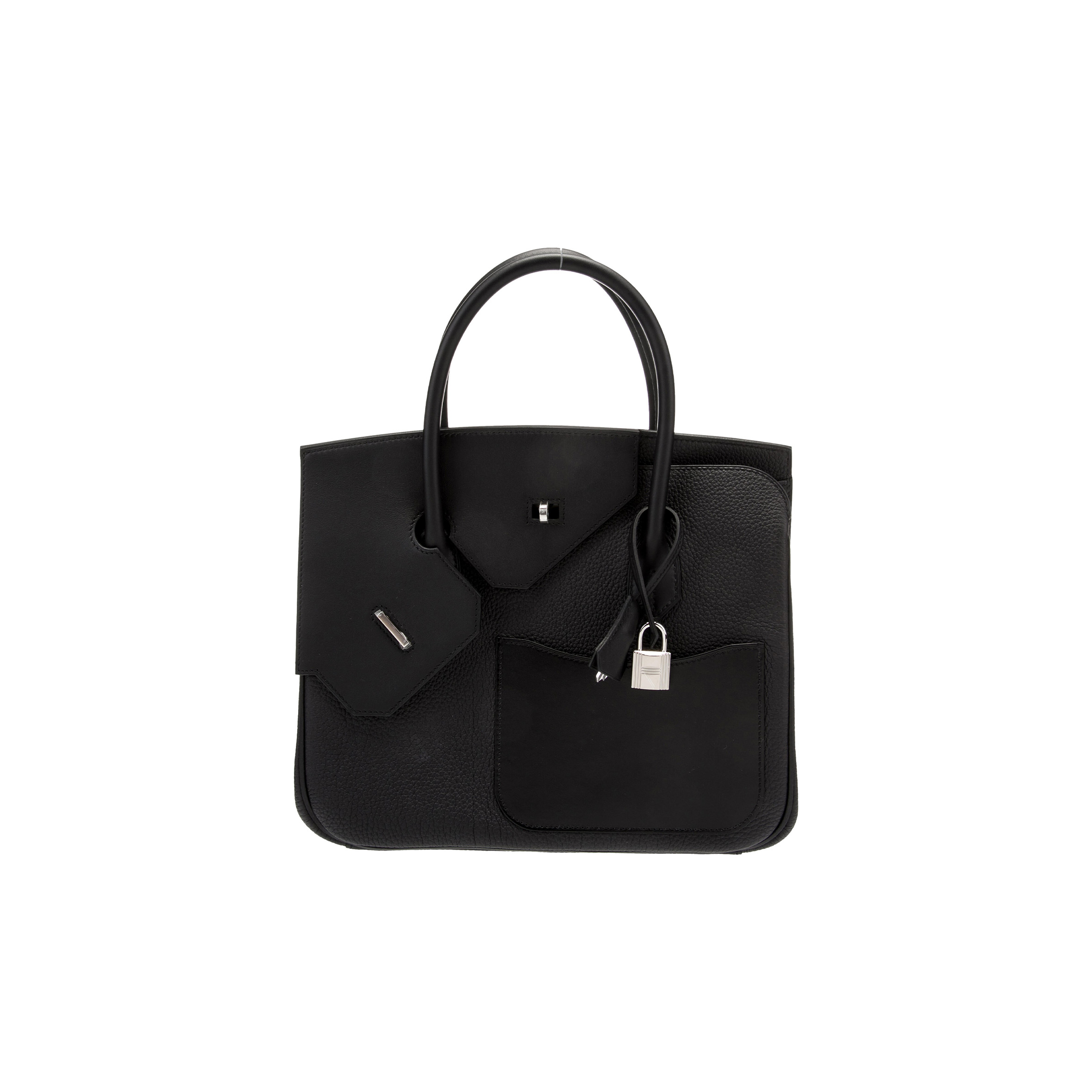 HERMES MASTER BIRKIN 30 IRREGULAR BLACK BAG 627760 (30*22*16cm)