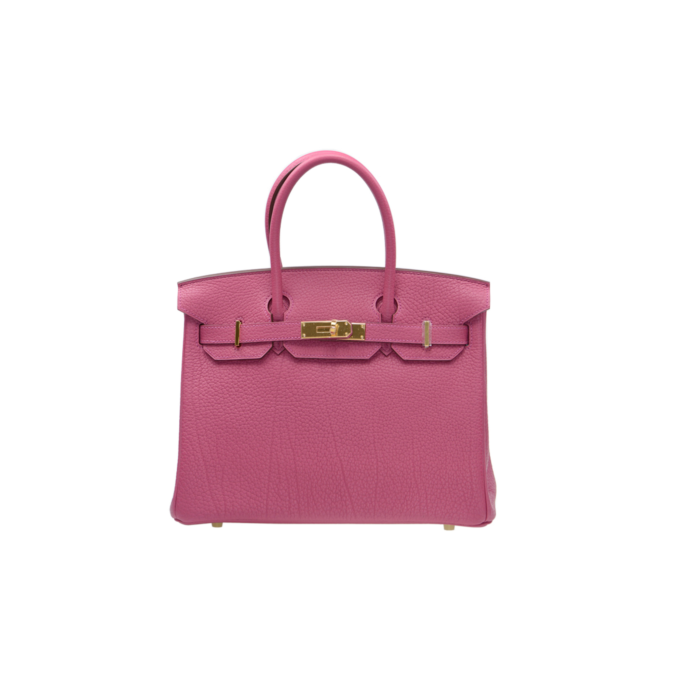 HERMES BIRKIN 25 TOGO LEATHER PINK BAG BK25X9SWCD (25*20*13cm)