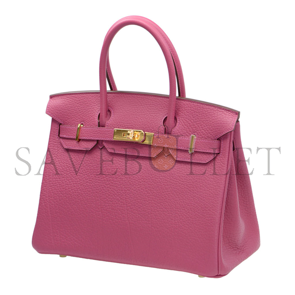 HERMES BIRKIN 25 TOGO LEATHER PINK BAG BK25X9SWCD (25*20*13cm)