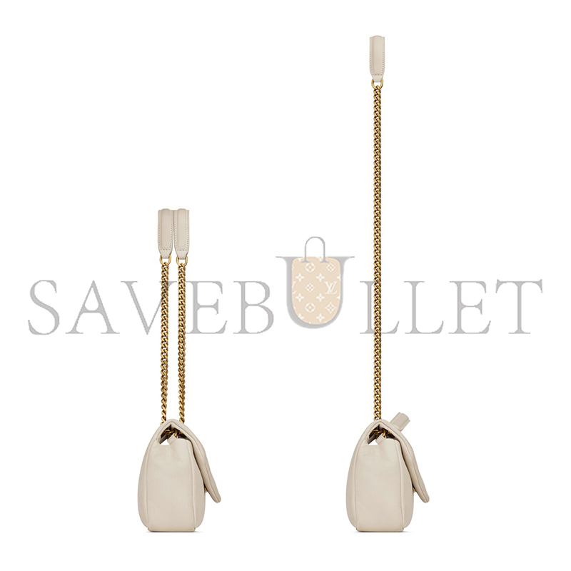 YSL CALYPSO SMALL IN PLUNGED LAMBSKIN 734153AACQO9227 (26*14*7cm)