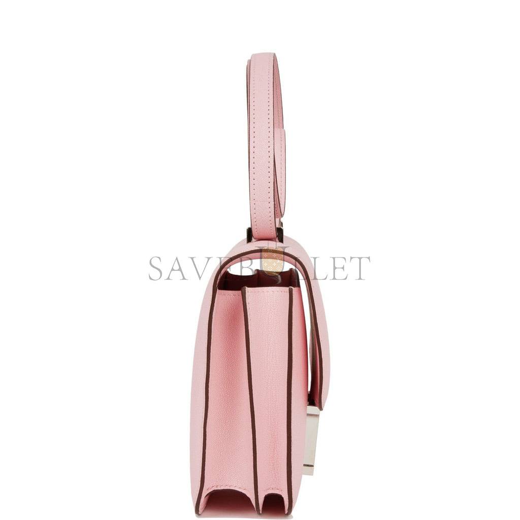 HERMES CONSTANCE 18 ROSE SAKURA CHEVRE PALLADIUM HARDWARE 39692487491678 (18cm)