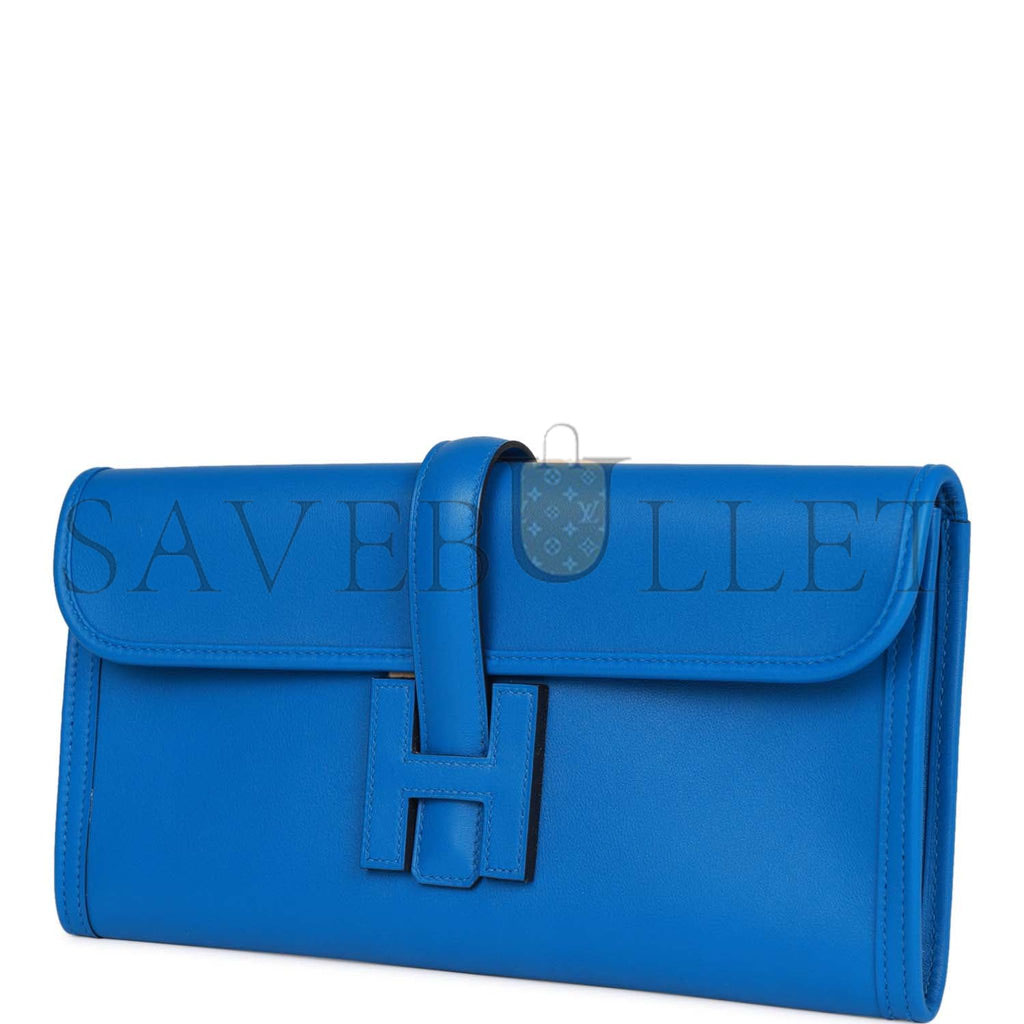 HERMES JIGE ELAN 29 BLEU ZELLIGE SWIFT (29cm)