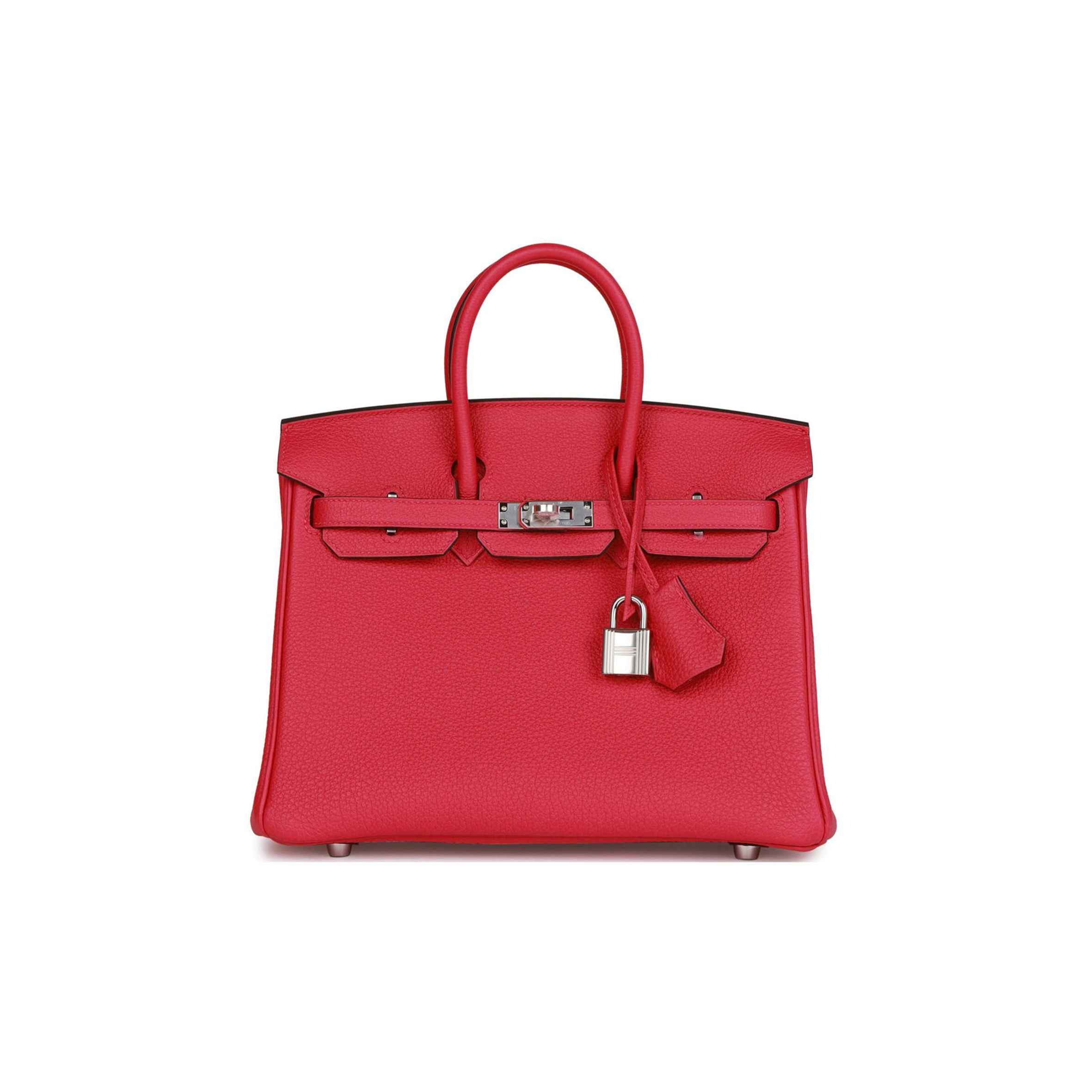 HERMES BIRKIN 25 ROSE MEXICO TOGO PALLADIUM HARDWARE (25cm)