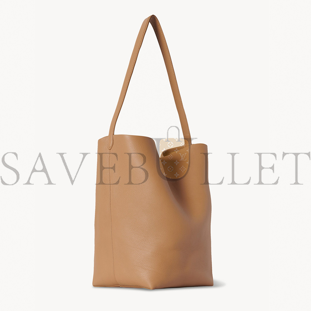 THE ROW MEDIUM NS PARK TOTE BAG IN LEATHER CINNAMON W1313L129CMON (33*28*15cm)