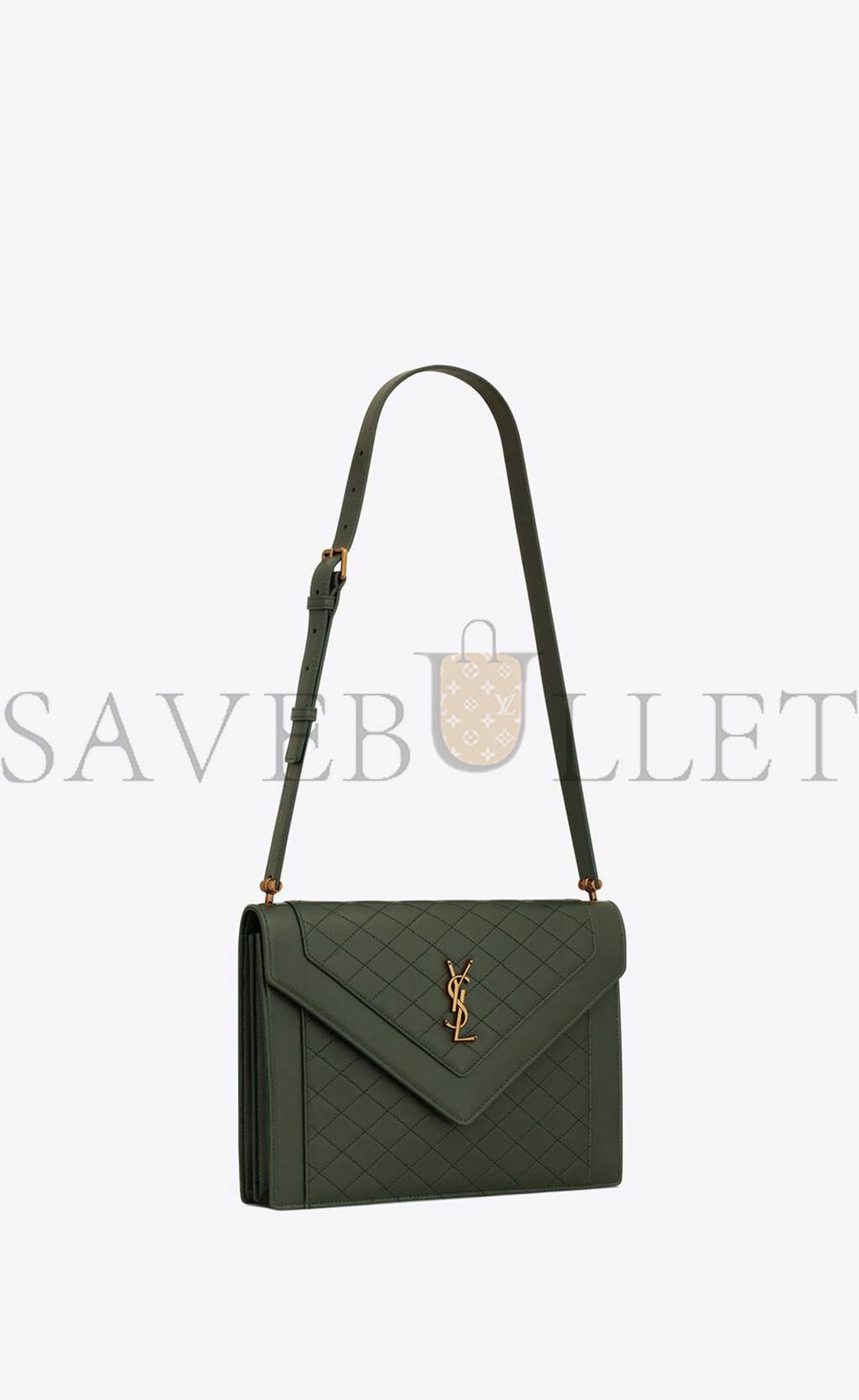 YSL GABY SATCHEL IN QUILTED LAMBSKIN 6955031EL073045 (26*18*5cm)