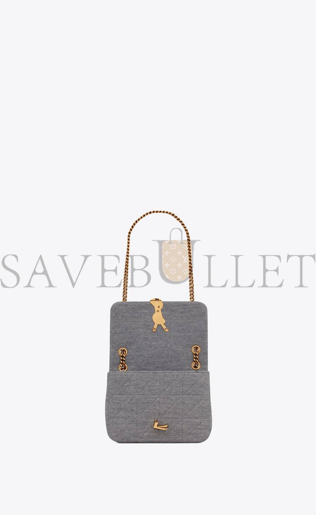 YSL JAMIE MINI CHAIN BAG IN JERSEY 6981622F9271407 (17.5*13*5cm)