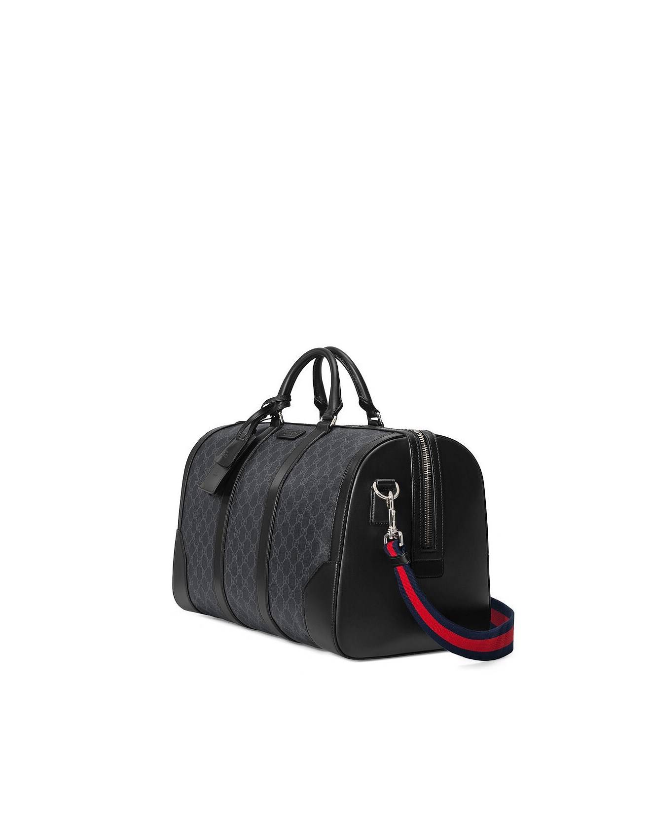 GUCCI GG BLACK CARRY-ON DUFFLE  ‎474131 (44*29*25cm)