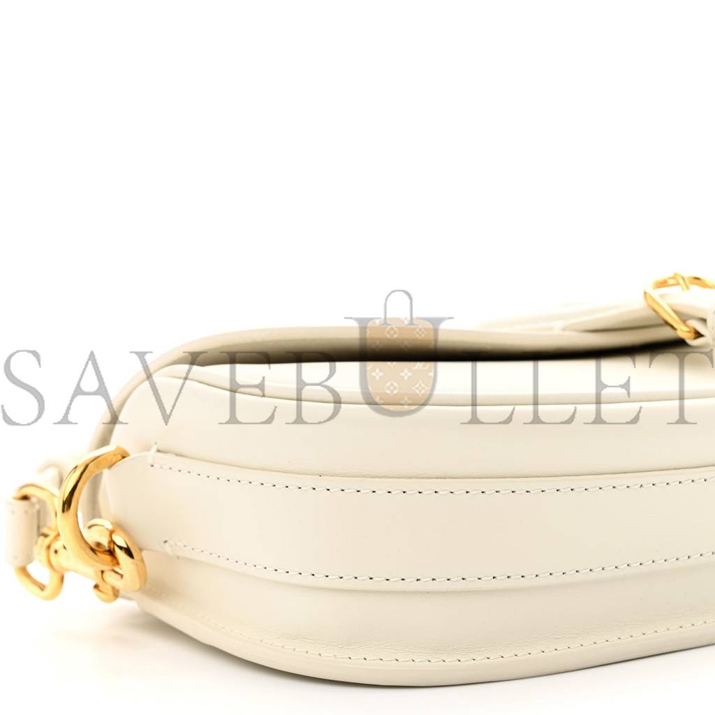 DIOR BOX CALFSKIN EAST WEST BOBBY BAG LATTE (21*12*5.1cm)